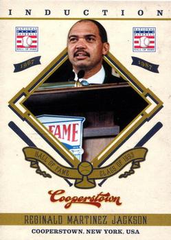 2012 Panini Cooperstown - Induction #23 Reggie Jackson Front
