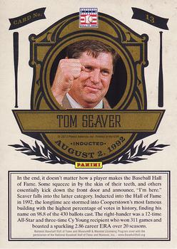 2012 Panini Cooperstown - Induction #13 Tom Seaver Back