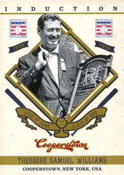 2012 Panini Cooperstown - Induction #6 Ted Williams Front