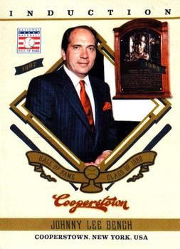 2012 Panini Cooperstown - Induction #7 Johnny Bench Front