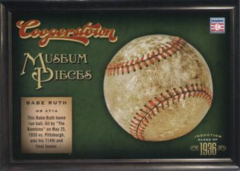 2012 Panini Cooperstown - Museum Pieces #4 Babe Ruth Front