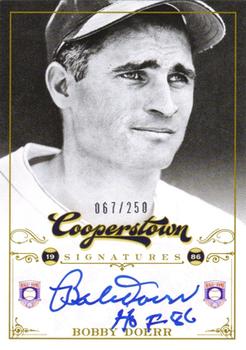 2012 Panini Cooperstown - Signatures #HOF-BD Bobby Doerr Front