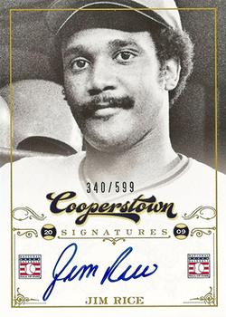 2012 Panini Cooperstown - Signatures #HOF-JIM Jim Rice Front