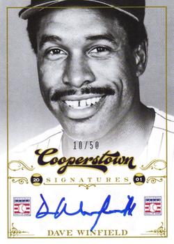 2012 Panini Cooperstown - Signatures #HOF-WIN Dave Winfield Front