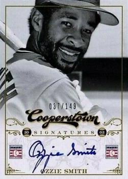 2012 Panini Cooperstown - Signatures #HOF-OZZ Ozzie Smith Front