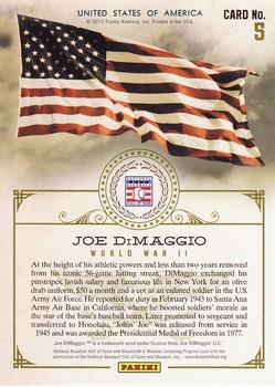 2012 Panini Cooperstown - With Honors #5 Joe DiMaggio Back