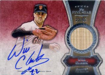 2012 Topps Five Star - Relic Autographs #FSAR-WC Will Clark Front
