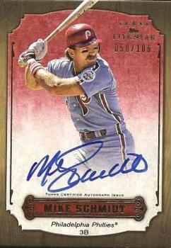 2012 Topps Five Star - Retired Autographs #FSA-MS Mike Schmidt Front