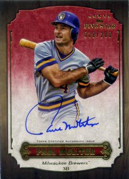 2012 Topps Five Star - Retired Autographs #FSA-PM Paul Molitor Front