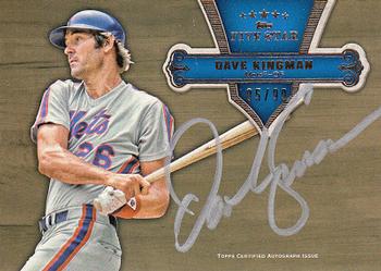 2012 Topps Five Star - Silver Ink Autographs #FSSI-DK Dave Kingman Front