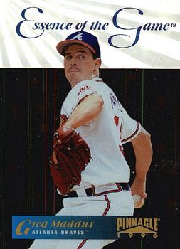 1996 Pinnacle - Essence of the Game #2 Greg Maddux Front