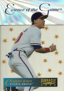 1996 Pinnacle - Essence of the Game #5 Chipper Jones Front