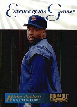1996 Pinnacle - Essence of the Game #8 Kirby Puckett Front