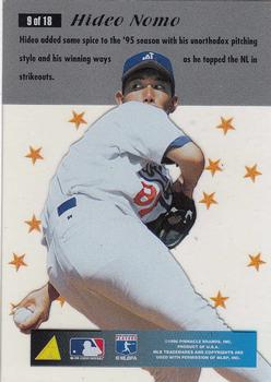 1996 Pinnacle - Essence of the Game #9 Hideo Nomo Back