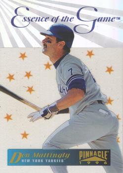 1996 Pinnacle - Essence of the Game #15 Don Mattingly Front