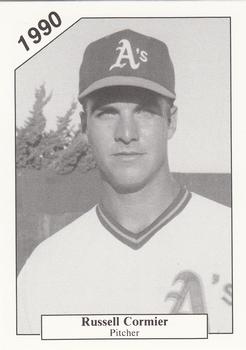 1990 Chong Modesto A's #7 Russell Cormier Front