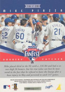 1997 Score - All-Star FanFest #16 Mike Piazza Back