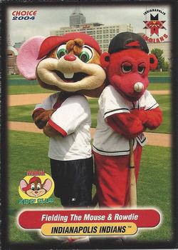 2004 Choice Marsh Kid's Club Indianapolis Indians  #01 Fielding the Mouse  / Rowdie Front