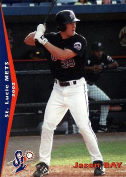 2002 Grandstand St. Lucie Mets #4 Jason Bay Front