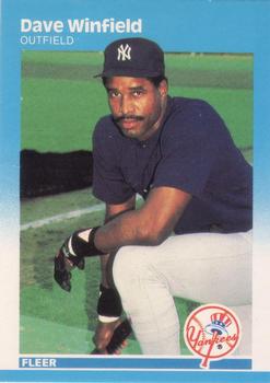1987 Fleer - Glossy #120 Dave Winfield Front