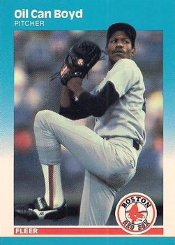 1987 Fleer - Glossy #30 Oil Can Boyd Front
