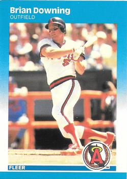 1987 Fleer - Glossy #78 Brian Downing Front