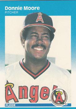 1987 Fleer - Glossy #89 Donnie Moore Front