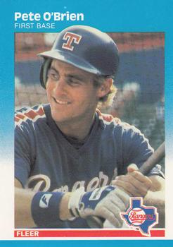1987 Fleer - Glossy #132 Pete O'Brien Front