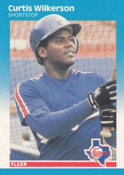 1987 Fleer - Glossy #141 Curtis Wilkerson Front