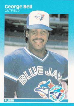 1987 Fleer - Glossy #220 George Bell Front