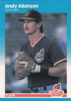 1987 Fleer - Glossy #241 Andy Allanson Front