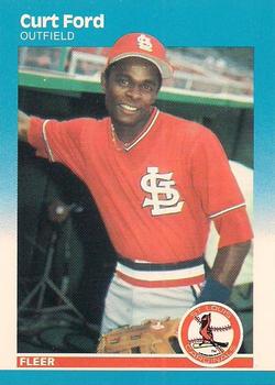 1987 Fleer - Glossy #294 Curt Ford Front