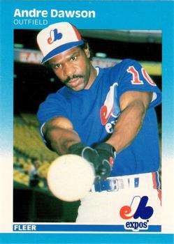 1987 Fleer - Glossy #316 Andre Dawson Front