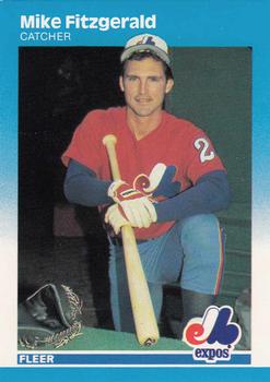1987 Fleer - Glossy #317 Mike Fitzgerald Front