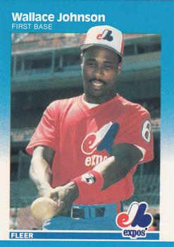 1987 Fleer - Glossy #321 Wallace Johnson Front