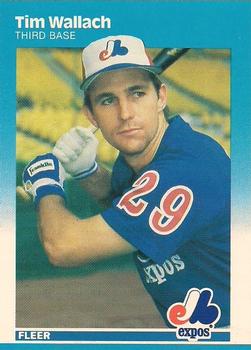 1987 Fleer - Glossy #334 Tim Wallach Front