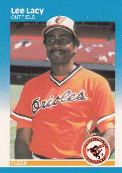 1987 Fleer - Glossy #473 Lee Lacy Front