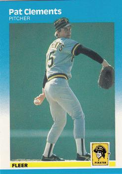 1987 Fleer - Glossy #608 Pat Clements Front