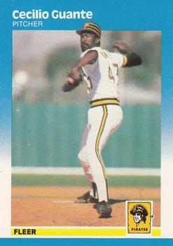 1987 Fleer - Glossy #610 Cecilio Guante Front