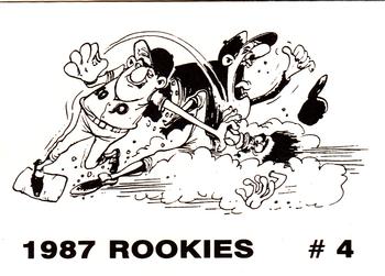 1987 Rookies (Cartoon Back, unlicensed) #4 Kevin Seitzer Back