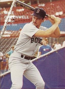 1987 Rookies (Cartoon Back, unlicensed) #34 Mike Greenwell Front