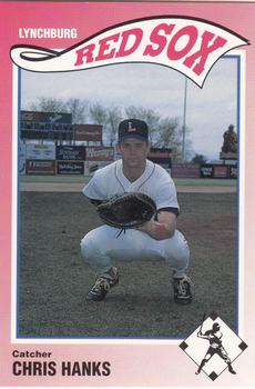 1990 SportsPrint Lynchburg Red Sox #12 Chris Hanks Front
