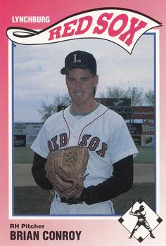1990 SportsPrint Lynchburg Red Sox #16 Brian Conroy Front