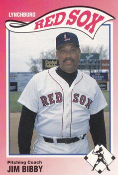 1990 SportsPrint Lynchburg Red Sox #26 Jim Bibby Front