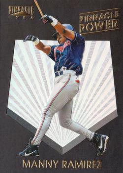 1996 Pinnacle - Pinnacle Power #16 Manny Ramirez Front