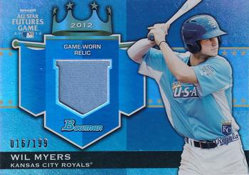 2012 Bowman Draft Picks & Prospects - Futures Game Relics #FGR-WM Wil Myers Front