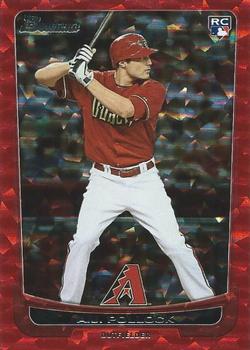 2012 Bowman Draft Picks & Prospects - Red Ice #9 A.J. Pollock Front