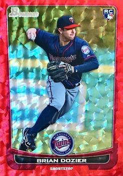 2012 Bowman Draft Picks & Prospects - Red Ice #39 Brian Dozier Front
