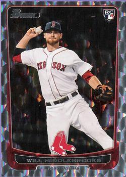 2012 Bowman Draft Picks & Prospects - Silver Ice #40 Will Middlebrooks Front