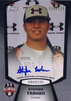 2012 Bowman Draft Picks & Prospects - Under Armour All-America Game Autographs #UA-ST Stryker Trahan Front